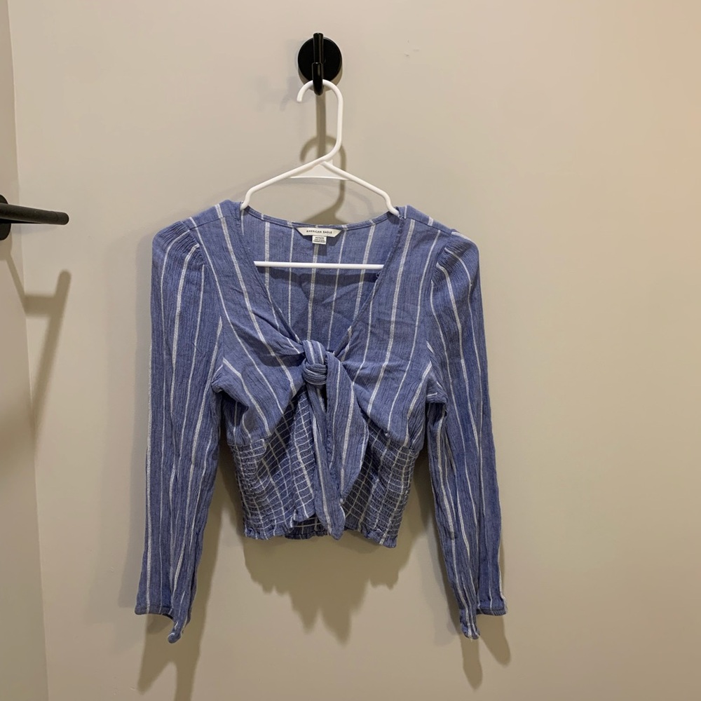 American Eagle Cropped Shirt - Size M